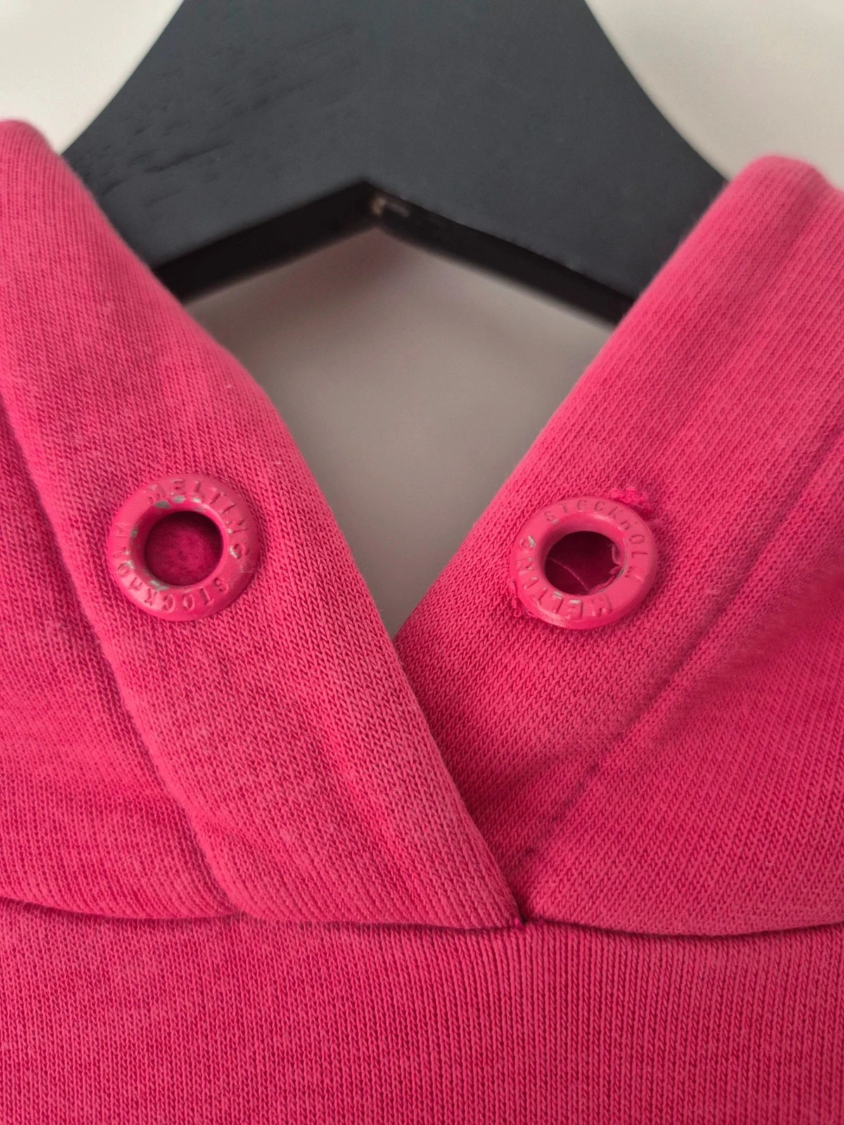 Hoodie rose Melting Stockholm - taille L – photo 5